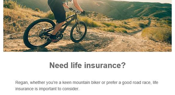 I received an email from an insurance comparison website today